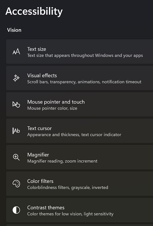 Windows 11 Accessibility Settings Cyn Mackley